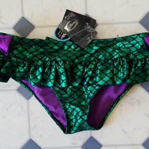 NWT Hottopic Ariel Cosplay Swim Bottom